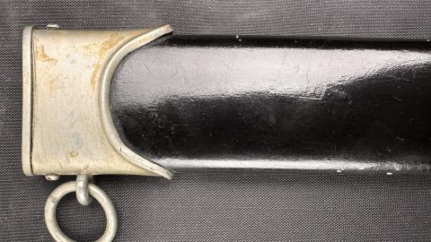 early combat anodized M33 Waffen SS dagger with district number RZM Solingen Boker Eickhorn
