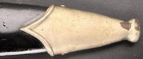 early combat anodized M33 Waffen SS dagger with district number RZM Solingen Boker Eickhorn