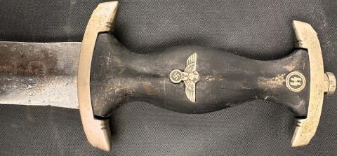 WW2 German Nazi early combat anodized M33 Waffen SS dagger RZM Solingen Boker Eickhorn