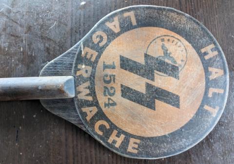 WAFFEN SS LAGERWACHE LOLIPOP POW camp police polizei original