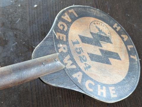 WAFFEN SS LAGERWACHE LOLIPOP POW camp police polizei original