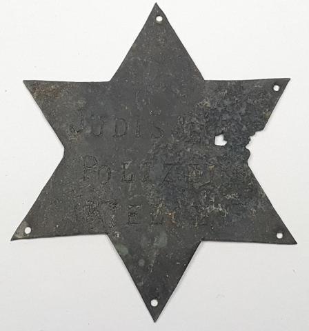 GETTO Star of David JUDISCHE POLIZEI Judischer Ordnungsdienst Jewish Police Ghetto