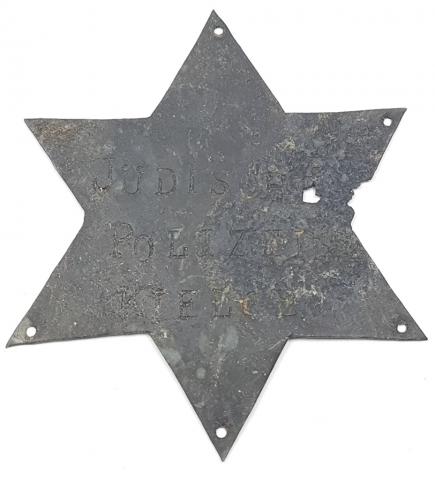 GETTO Star of David JUDISCHE POLIZEI Judischer Ordnungsdienst Jewish Police Ghetto