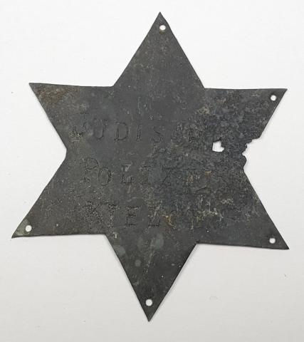 GETTO Star of David JUDISCHE POLIZEI Judischer Ordnungsdienst Jewish Police Ghetto