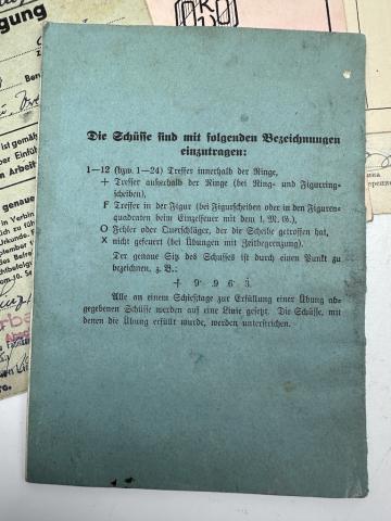 GROUPING Documents and ID from one soldier Panzer division Soldbuch Wehrpass iron cross award etc