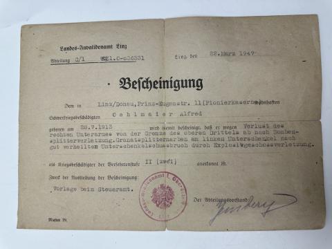 GROUPING Documents and ID from one soldier Panzer division Soldbuch Wehrpass iron cross award etc