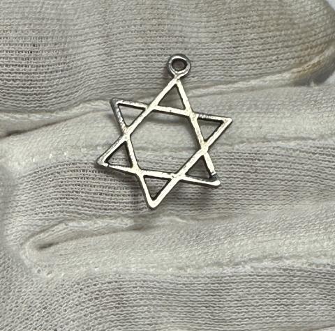 Holocaust Ghetto Getto Jew Jewish STAR OF DAVID pendant WW2 period