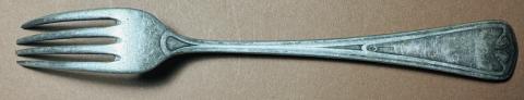 Holocaust Jew Jewish Ghetto Getto STAR OF DAVID silverware fork with initials