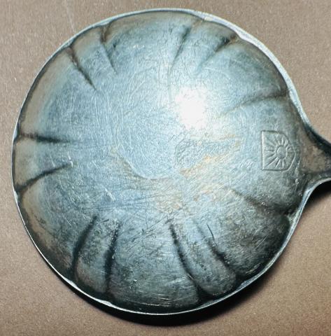 Holocaust Jew Jewish Ghetto Getto STAR OF DAVID silverware large soup spoon Holocaust Jew Jewish Ghetto Getto STAR OF DAVID silverware large soup spoon