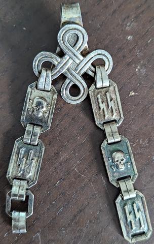 WW2 German Waffen SS chained dagger TYPE II Chain part original for sale