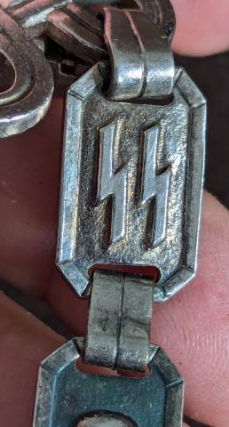 WW2 German Waffen SS chained dagger TYPE II Chain part original for sale