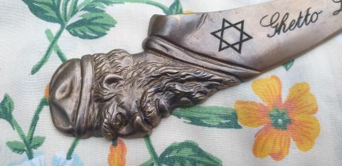JEWISH LODZ Litzmannstadt Ghetto survivor Commemorative letter opened named