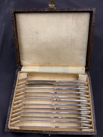 Star of David Theresienstadt Ghetto silverware jew jewish Czech Teresin camp
