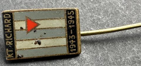 KT-Richard concentation camp stickpin stick pin Czech Jew Jewish