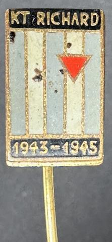 KT-Richard concentation camp stickpin stick pin Czech Jew Jewish