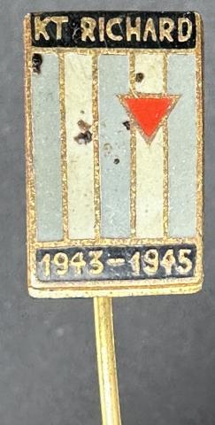 KT-Richard concentation camp stickpin stick pin Czech Jew Jewish