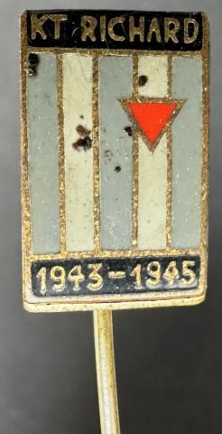 KT-Richard concentation camp stickpin stick pin Czech Jew Jewish