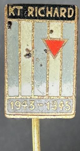 KT-Richard concentation camp stickpin stick pin Czech Jew Jewish