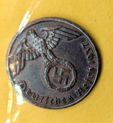 LOF of 30 WW2 German Nazi Third Reich coins with SWASTIKA MINT