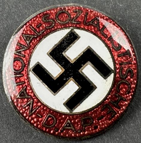 nice WW2 German Nazi Third Reich party NSDAP membership pin by rzm m1/34