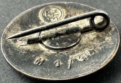 nice WW2 German Nazi Third Reich party NSDAP membership pin by rzm m1/34