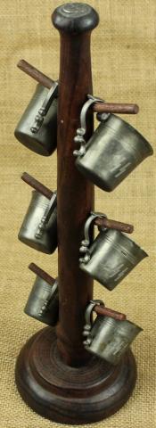 Waffen SS Totenkopf silverware SS runes cups ss skull panzer a vendre