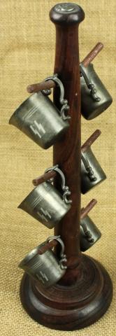 Waffen SS Totenkopf silverware SS runes cups ss skull panzer a vendre