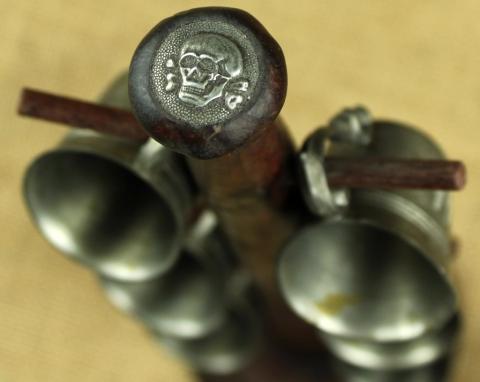 Waffen SS Totenkopf silverware SS runes cups ss skull panzer a vendre