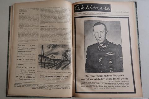 Reinhard Heydrich PROTECTOR ASSASSINATION Activists MAGAZINE waffen ss holocaust