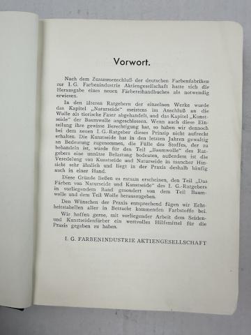 SCARCE kl kz Auschwitz III IG FARBEN chemical book stamped WAFFEN SS Ziklon B maker