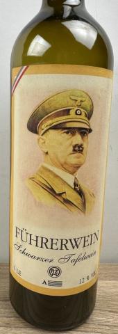 SCARCE WW2 German Nazi Adolf Hitler Fuhrer wine bottle AH Fuhrerwein