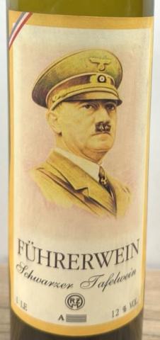 SCARCE WW2 German Nazi Adolf Hitler Fuhrer wine bottle AH Fuhrerwein