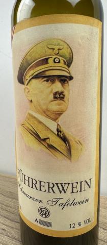 SCARCE WW2 German Nazi Adolf Hitler Fuhrer wine bottle AH Fuhrerwein