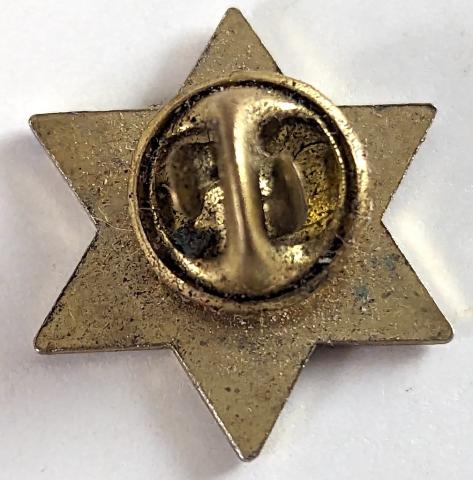 STAR OF DAVID pin badge Holocaust Jew Jewish Shoa original for sale etoile