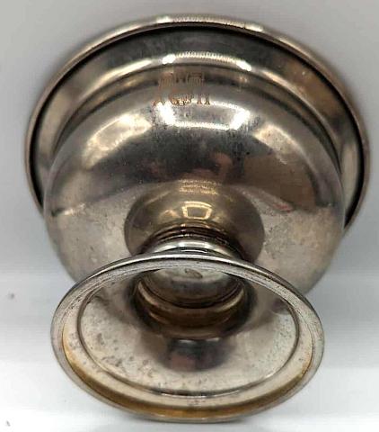 Third reich Adolf hitler AH monogram silverware cup from the BERGHOF eagle nest Fuhrer house
