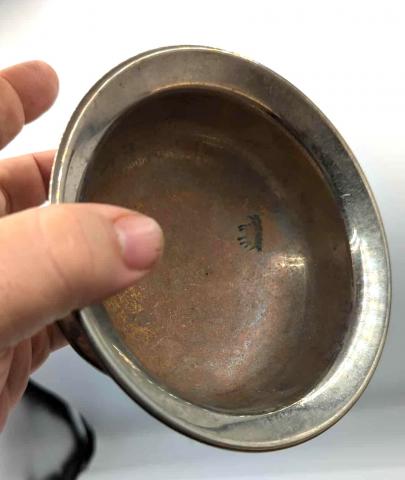 Third reich Adolf hitler AH monogram silverware cup from the BERGHOF eagle nest Fuhrer house