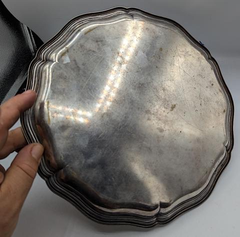 Third reich Adolf hitler AH monogram silverware BERGHOF eagle nest Fuhrer house original authentic genuine for sale Third reich Adolf hitler AH monogram silverware BERGHOF eagle nest Fuhrer house original authentic genuine for sale
