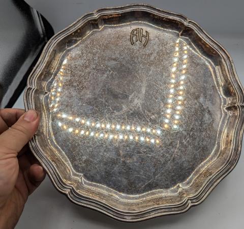 Third reich Adolf hitler AH monogram silverware BERGHOF eagle nest Fuhrer house original authentic genuine for sale Third reich Adolf hitler AH monogram silverware BERGHOF eagle nest Fuhrer house original authentic genuine for sale