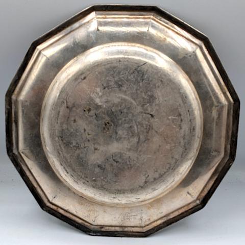 Third reich Adolf hitler AH monogram silverware small TRAY from the BERGHOF eagle nest Fuhrer house Third reich Adolf hitler AH monogram silverware small TRAY from the BERGHOF eagle nest Fuhrer house