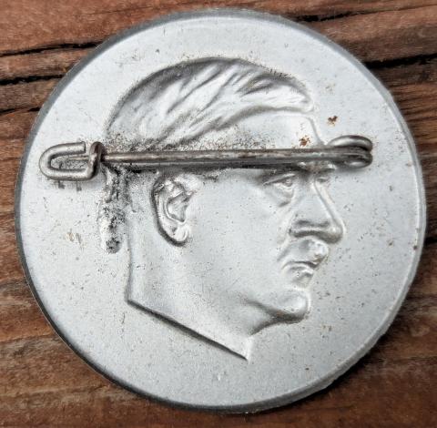 Third Reich Elections patriotic pin Adolf Hitler 1933 original german nazi ww2 Third Reich Elections patriotic pin Adolf Hitler 1933 original german nazi ww2
