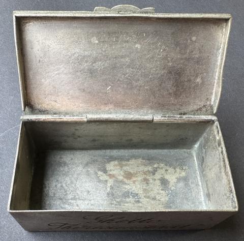 Theresienstadt Terezin Czech Ghetto Star of David Jew Jewish personal box named