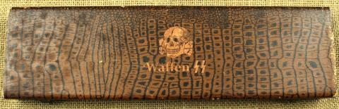 original for sale WAFFEN SS TOTENKOPF set SS runes SS skull case silverware