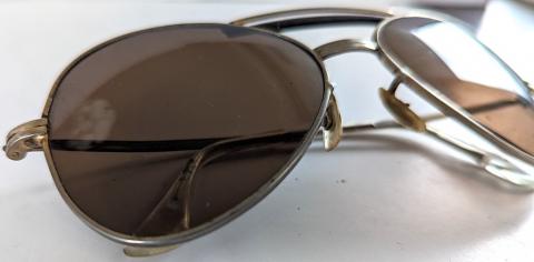 Vintage AVIATOR sunglasses Pilot Airplane Aircraft Luftwaffe