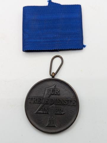 WAFFEN SS 4 years long faithful services in the SS medal award MINT original genuine authentic