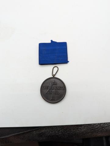 WAFFEN SS 4 years long faithful services in the SS medal award MINT original genuine authentic