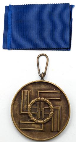 WAFFEN SS 8 years long faithful services in the SS medal award MINT original authentic genuine