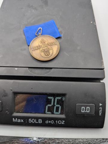 WAFFEN SS 8 years long faithful services in the SS medal award MINT original authentic genuine