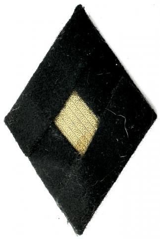 Waffen SS communication uniform sleeve diamond patch tab radio battlefield Nachrichtenpersonal Ärmelabzeichen