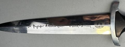 WAFFEN SS early honour dagger FULL ROHM inscription by Gottlieb Hammesfahr