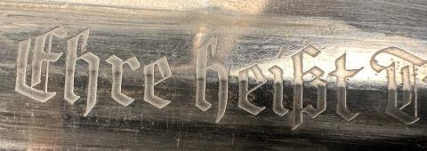 Waffen SS enlisted DAGGER Transitional RZM 1053/38 early boker eickhorn solingen himmler honor